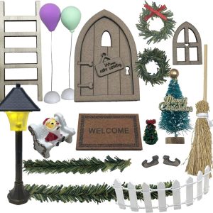 Porte Lutin De Noel Kit(23 Pièces),Decoration Noel,Lutin De Noël  Accessoires,Porte Lutin Farceur De Noel,Kit Lutin Farceur D[u1762] -  Cdiscount Maison